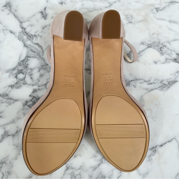 Naturalizer Cassano Blush Pink Suede Heels Comfortable Romantic Wedding Size 11 - Picture 8 of 9